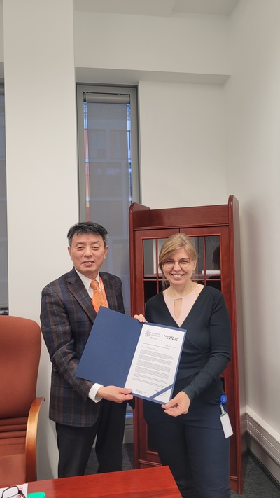 prof. Kang z prof. ucz. Agnieszką Korgul